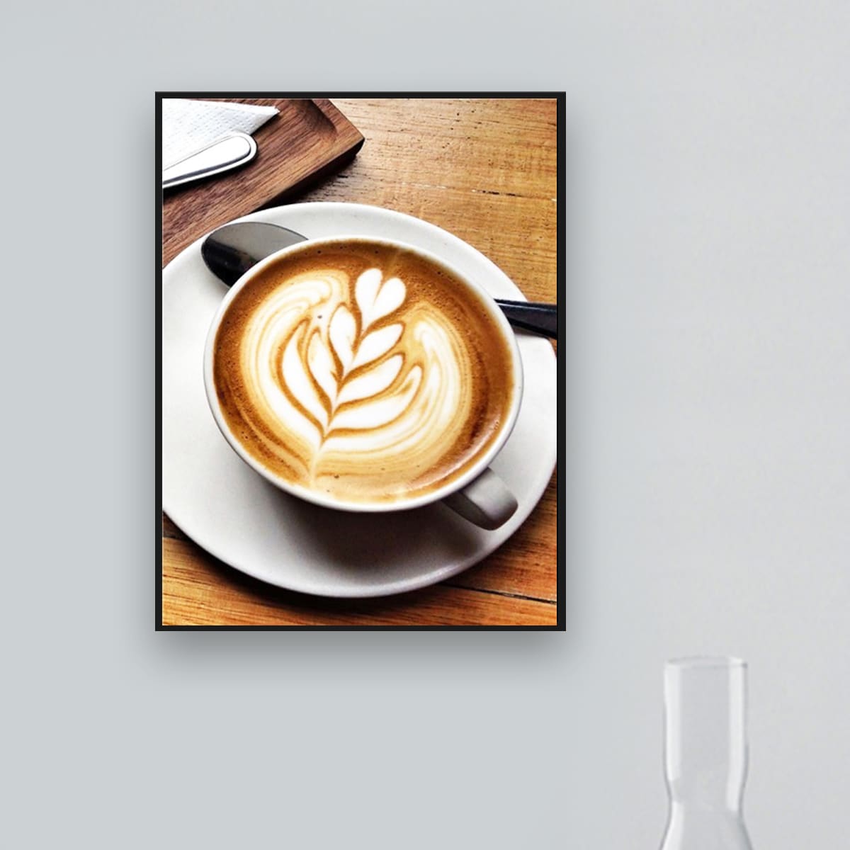 

Coffee Print DIY Diamond Unframed Painting, Multicolor