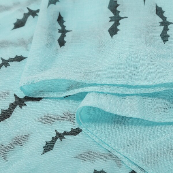 

Halloween Bat Print Scarf, Multicolor