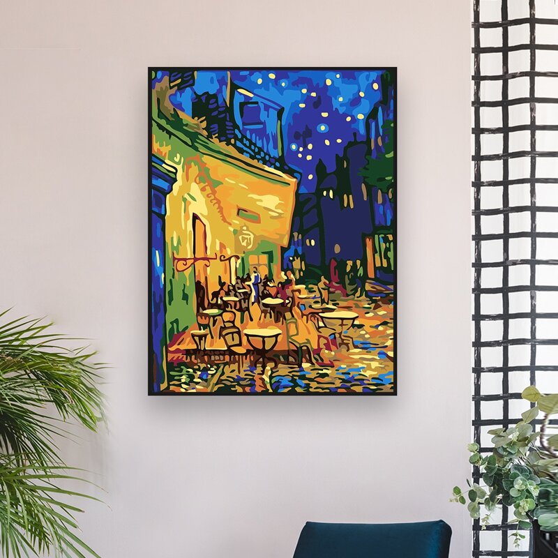 

Scenery Pattern DIY Diamond Unframed Painting, Multicolor