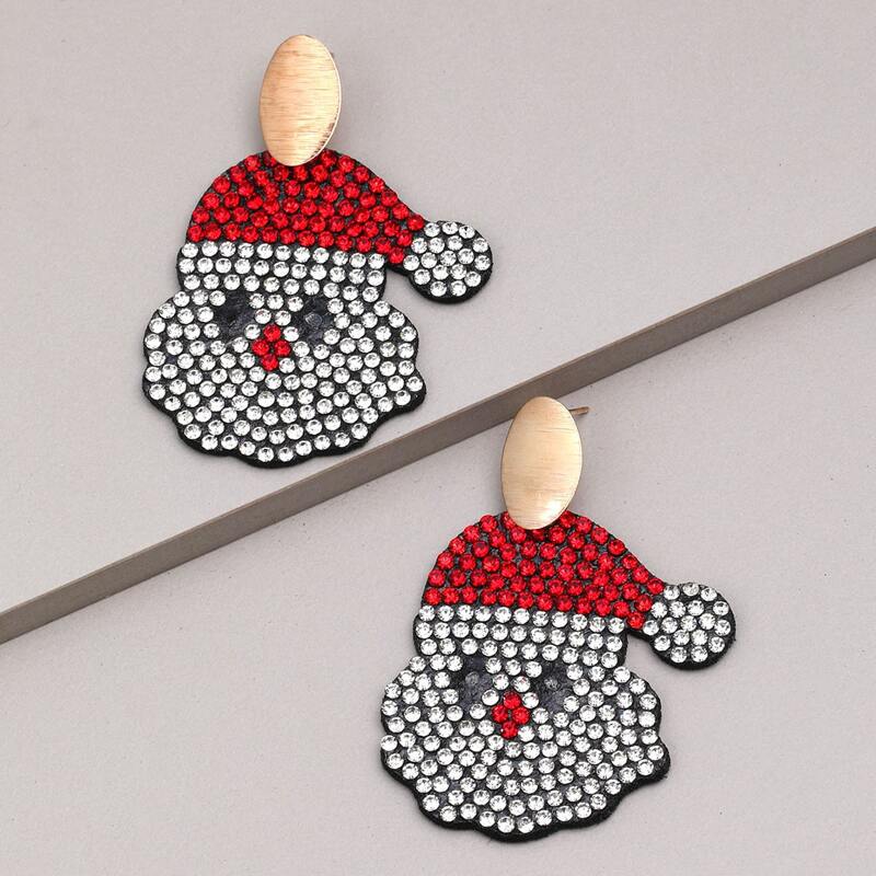 

Santa Claus Decor Earrings, Multicolor