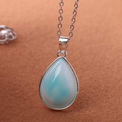 Water Drop Charm Necklace