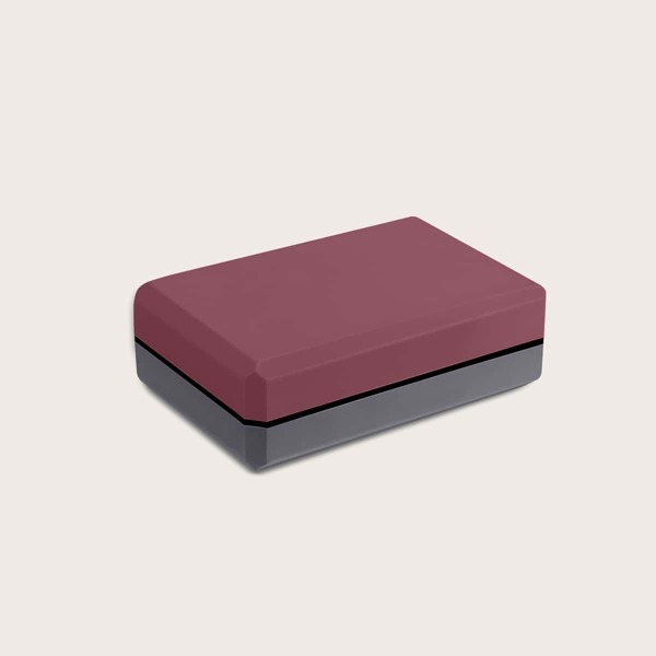 

1pc Color Block Yoga Brick, Multicolor