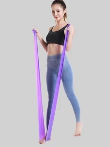 Plain Workout Resistance Band - Purple - View 1