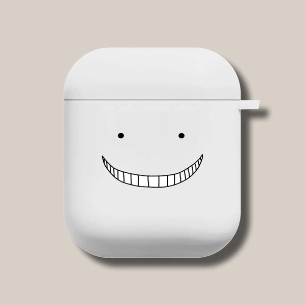 

Чехол для Airpods с мультипликационным узором, Белый