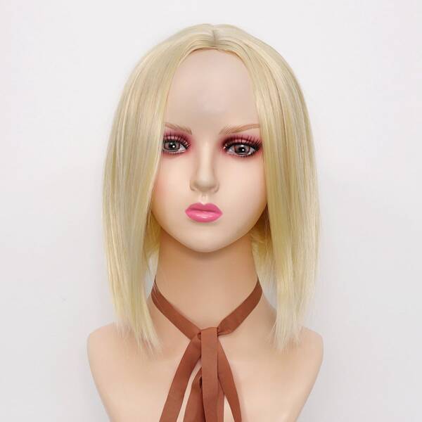 

Natural Short Straight Wig, Beige