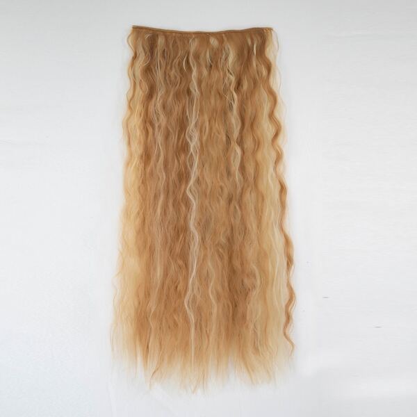 

5pcs Clip Long Curly Hairpiece, Multicolor
