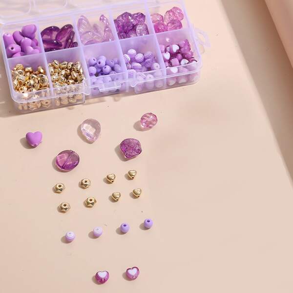 

1box Bead DIY Jewelry Accessory, Multicolor