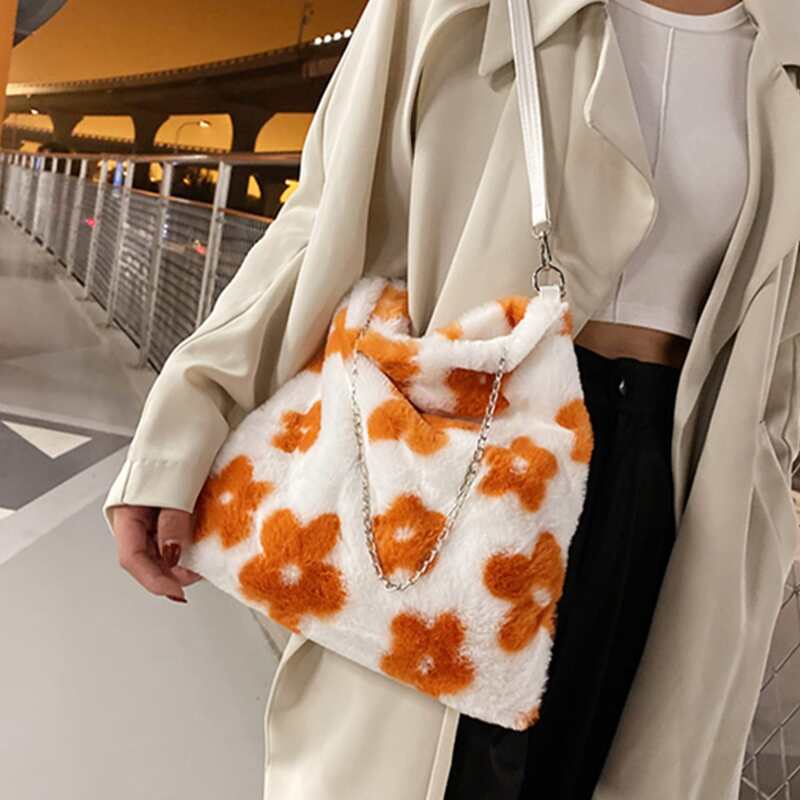 

Flower Print Shoulder Bag, Multicolor