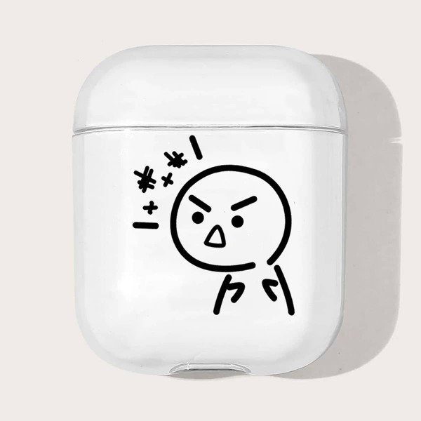 

Чехол для Airpods с узором, Прозрачный