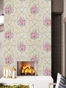 1 cái giấy dán tường hoa văn - Nhiều màu - Xem 5