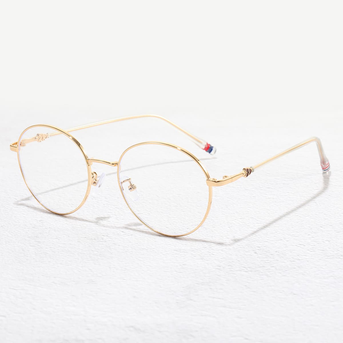 

Guys Anti-blue Light Eyeglasses, Gold