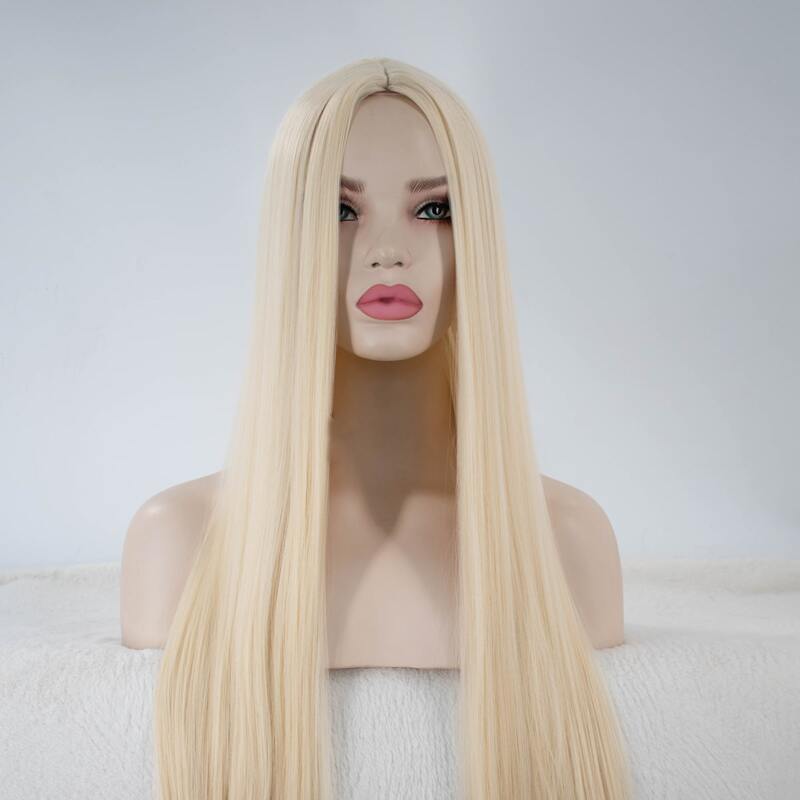 

Natural Long Straight Wig, Gold