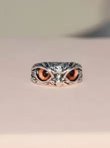 Owl Design Ring - trái cam - Xem 1