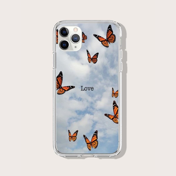 

Butterfly Pattern Phone Case, Multicolor