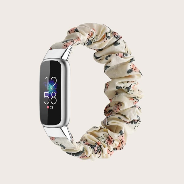 

Ремешок для часов Fitbit Luxe с цветочным узором, Многоцветный