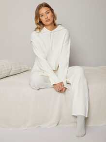 MOTF PREMIUM VISCOSE RIBBED DRAWSTRING JUMPER - White - View 8