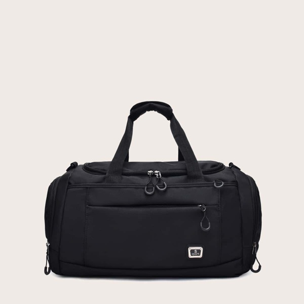 

Men Large Capacity Duffel Bag, Black