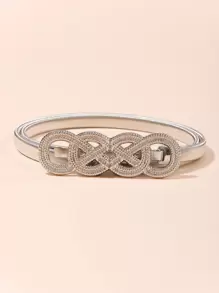 Thắt lưng kim loại - Bạc - Xem 1