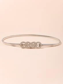 Thắt lưng kim loại - Bạc - Xem 2