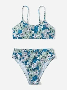 夏日沙灘黛西印花比基尼 - 彩色 - 查看 1