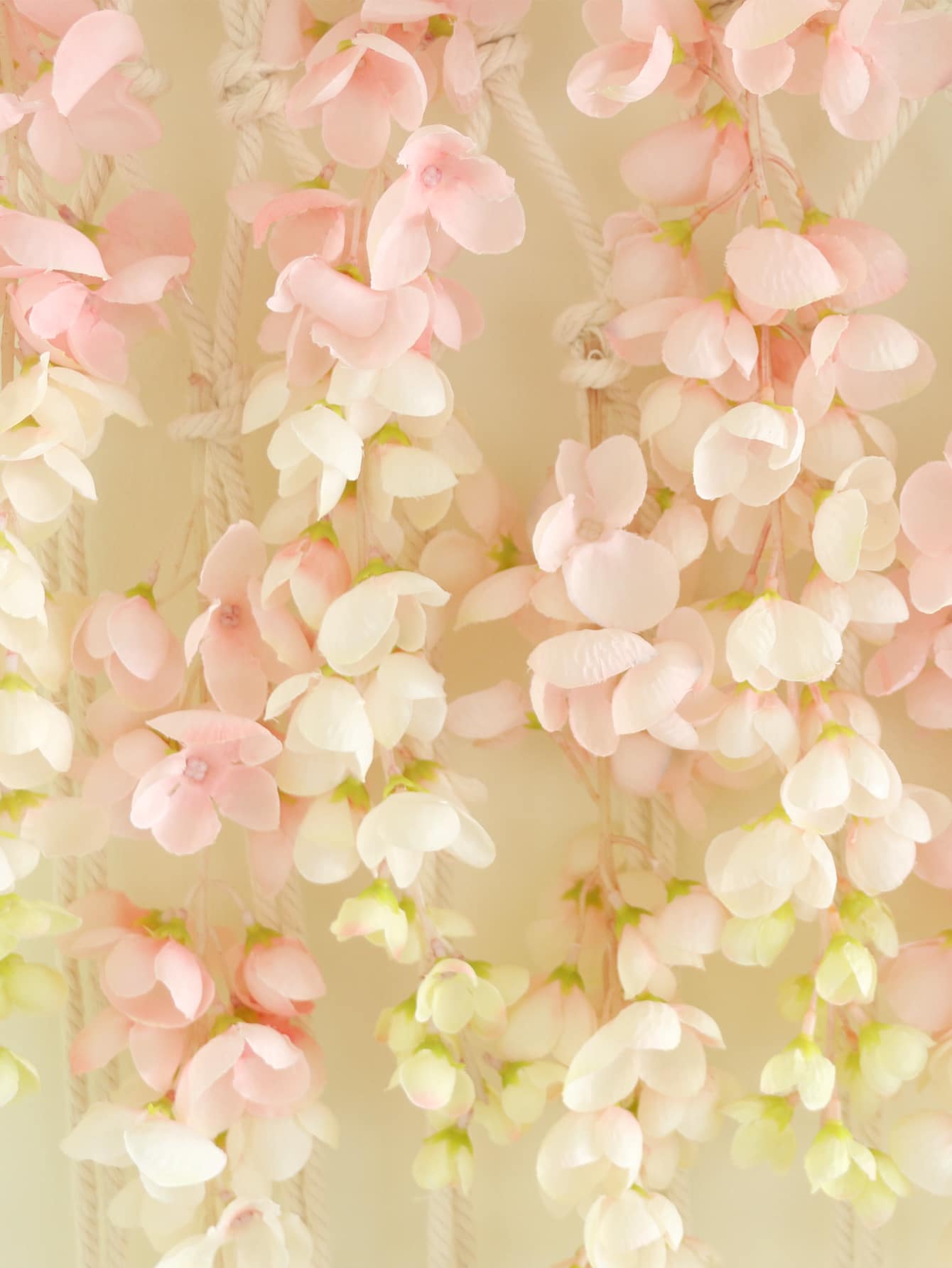 1 pieza de flor de glicinia artificial - Rosa - Añade 4