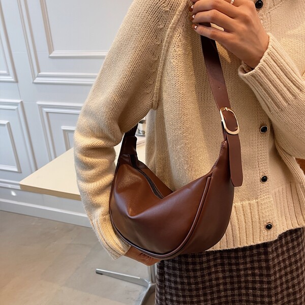 

Minimalist Novelty Bag, Coffee brown