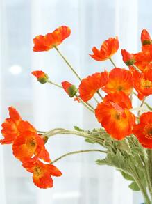 1支擬真花 - 亮橙色 - 查看 4