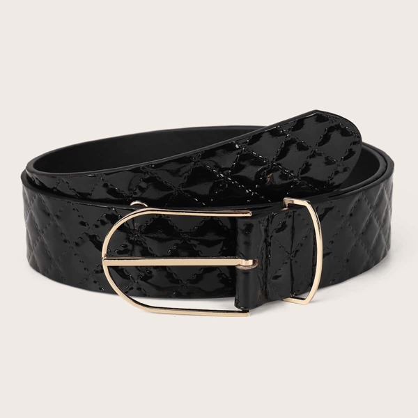 

Metal Buckle Belt & Punch Tool, Black