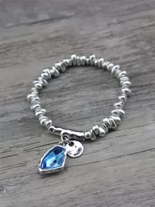 Pulsera con cuenta con diseño de redondo - Multicolor - Ver 1