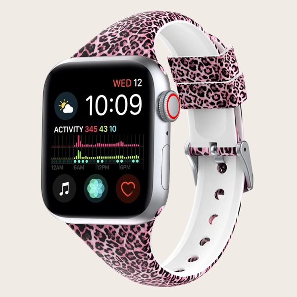 

Leopard Watchband For iWatch, Multicolor