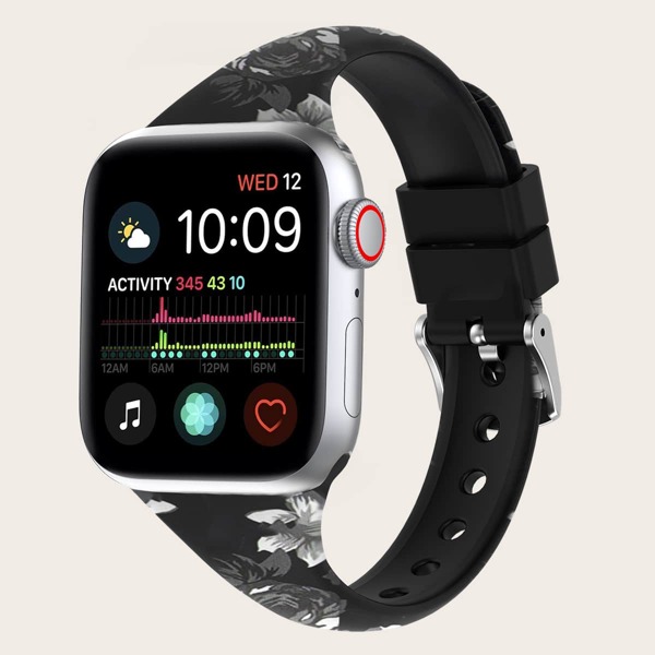 

Floral Pattern Watchband For iWatch, Multicolor