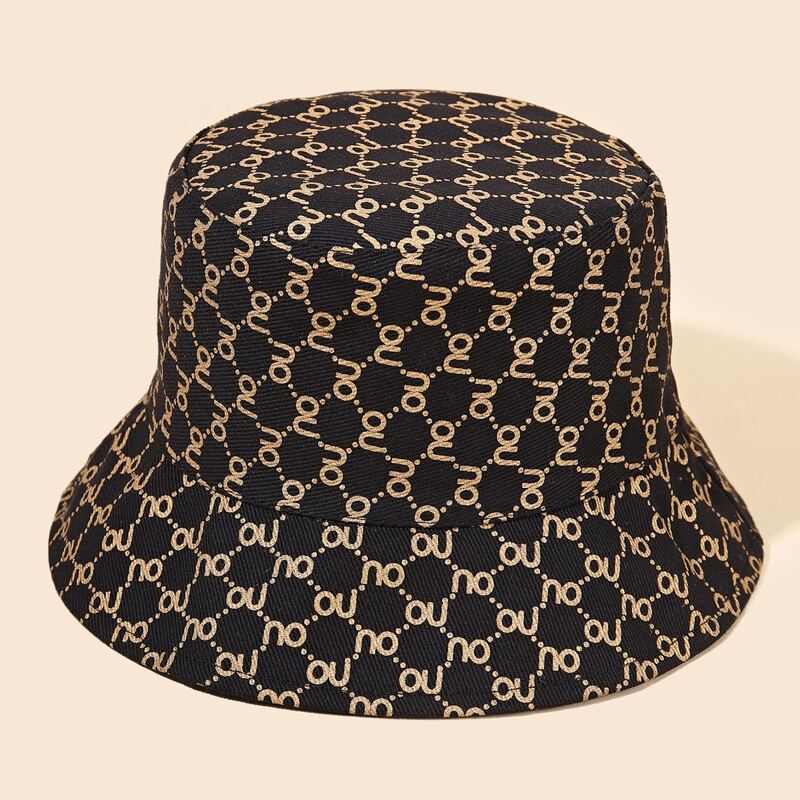

All Over Print Reversible Bucket Hat, Black