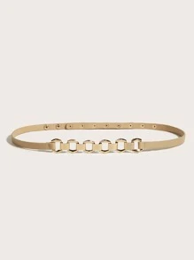 Elegant Chain For Daily Use Decor Belt - Gold - View 2