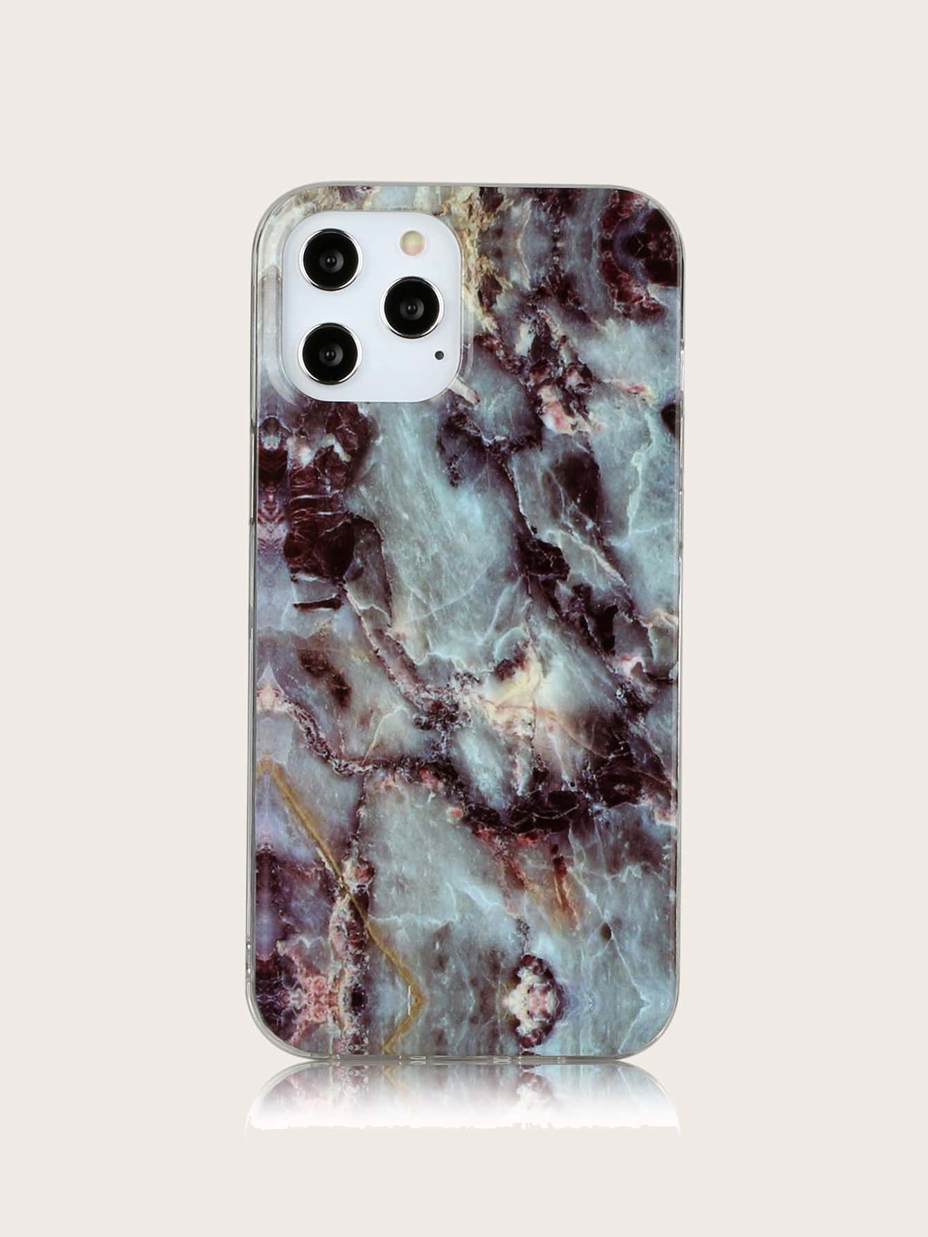 Marble Pattern Phone Case - Multicolor - View 1