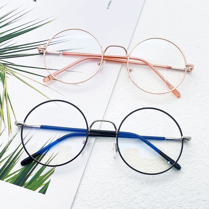 

2pairs Round Frame Eyeglasses