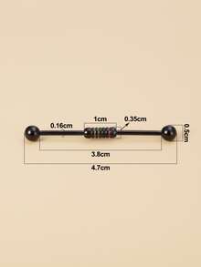 Industriellt Barbell Piercing örhänge