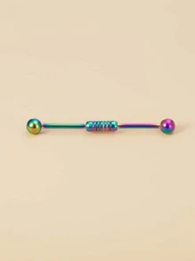 Industrial Barbell Piercing Earring - Multicolor - View 3