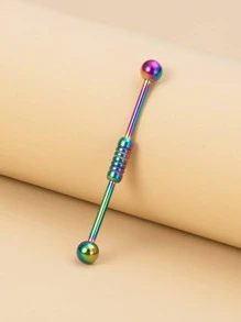 Industrial Barbell Piercing Earring - Multicolor - View 4