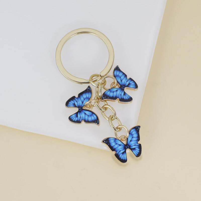 

Butterfly Pendant Keychain, Multicolor