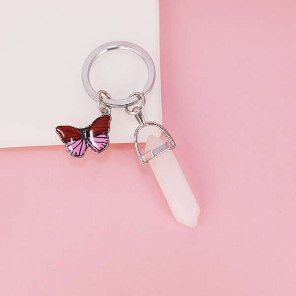 

Butterfly Pendant Keychain, Multicolor