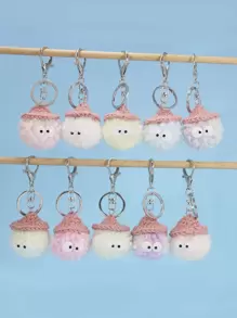 1 móc khóa hoạt hình ngẫu nhiên - Nhiều màu - Xem 1