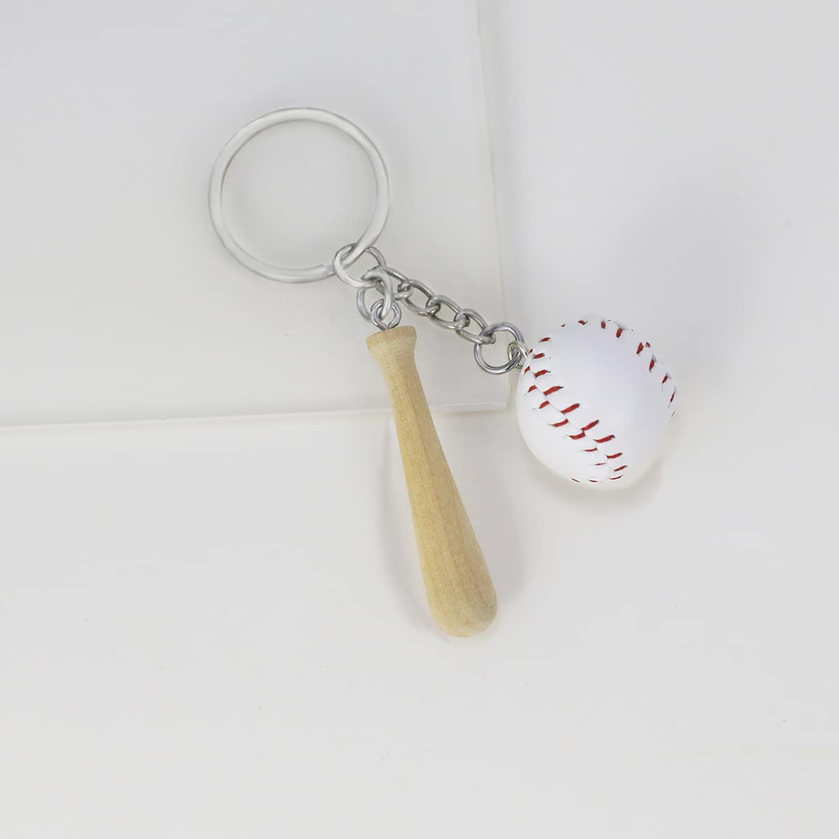 

Baseball Pendant Keychain, Multicolor