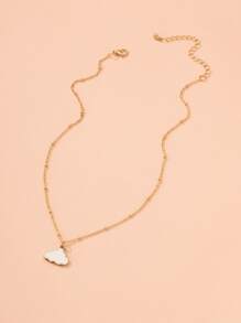 Cloud Charm Necklace - Yellow Gold - View 3