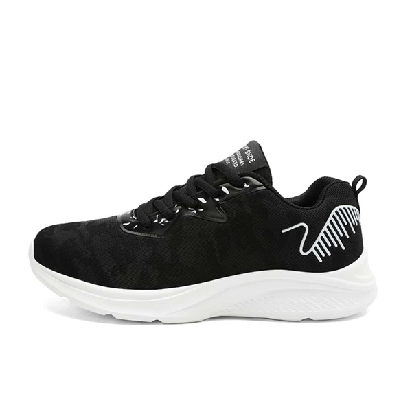 

Men Minimalist Breathable Running Shoes, Black