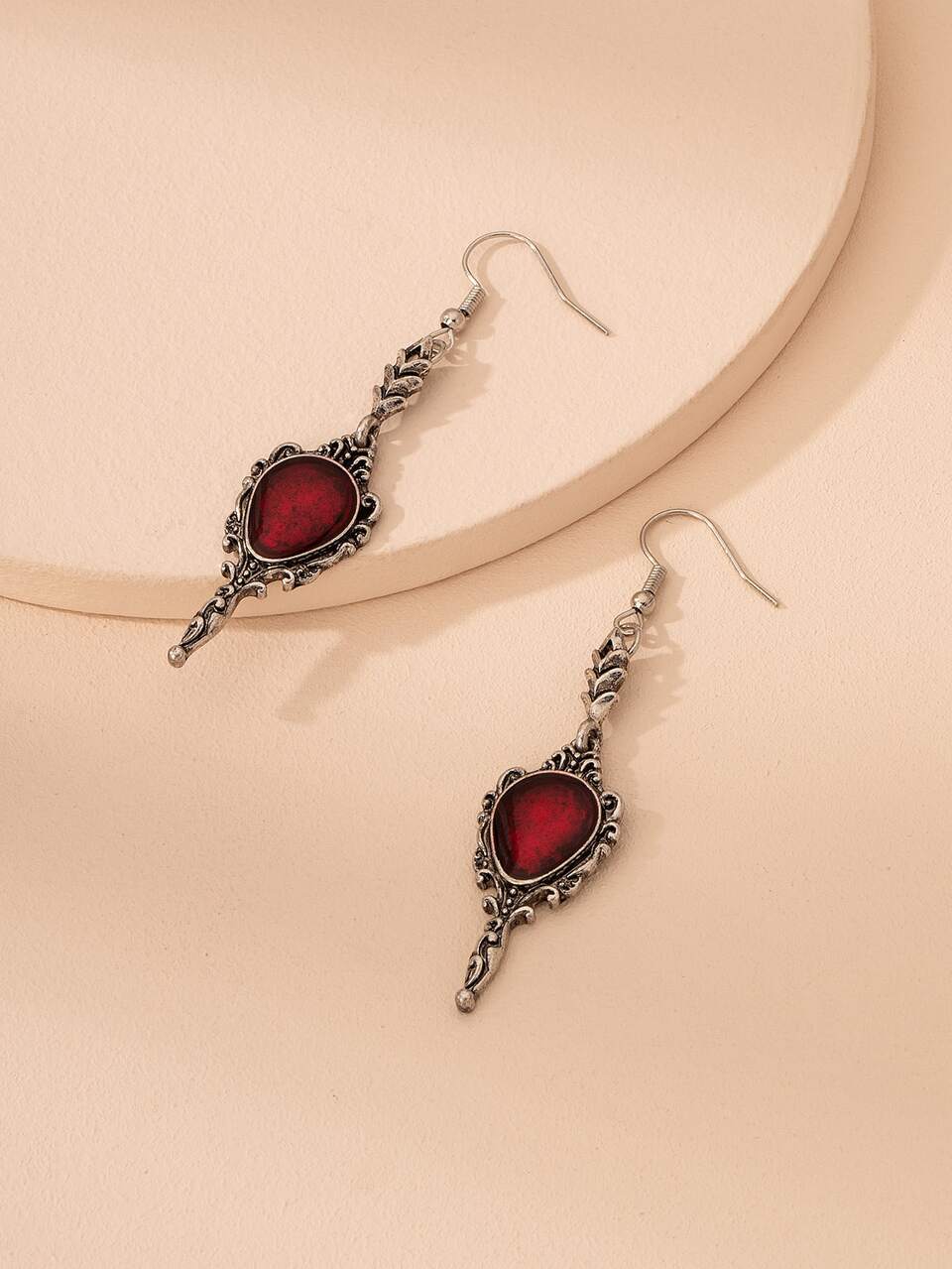 1 Pair Halloween Alloy Texture Vintage Earrings