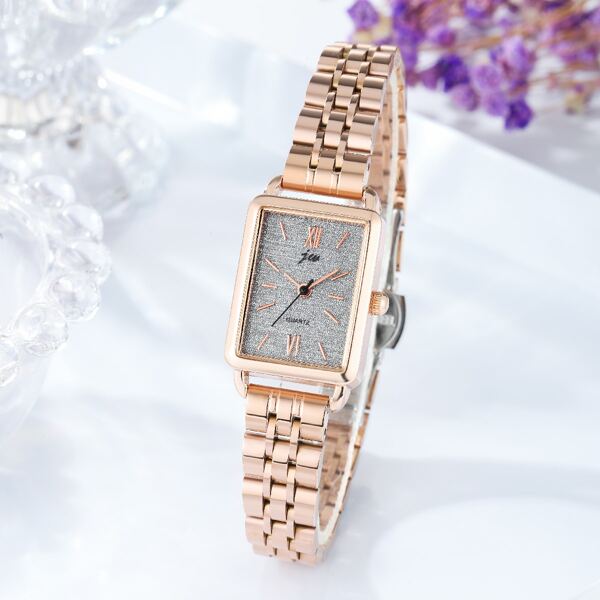 

Water Resistant Rectangle Pointer Quartz Watch