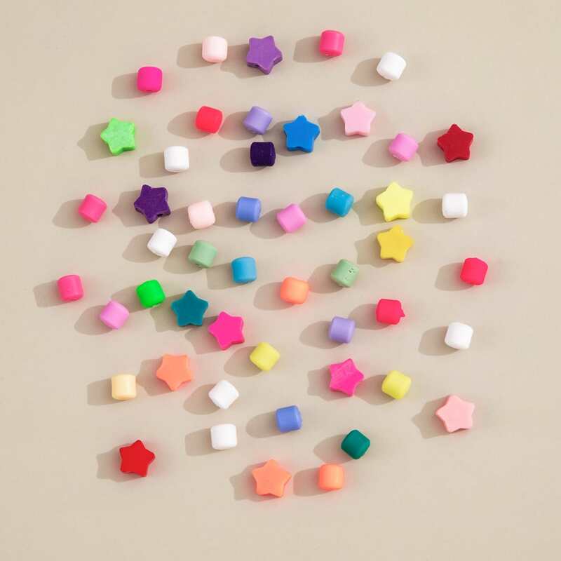 

50pcs Random Star DIY Jewelry Accessory, Multicolor