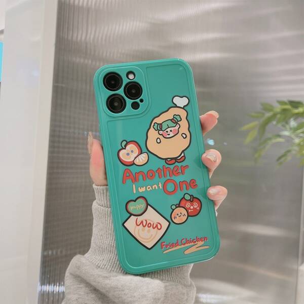 

Cartoon Graphic Phone Case, Multicolor