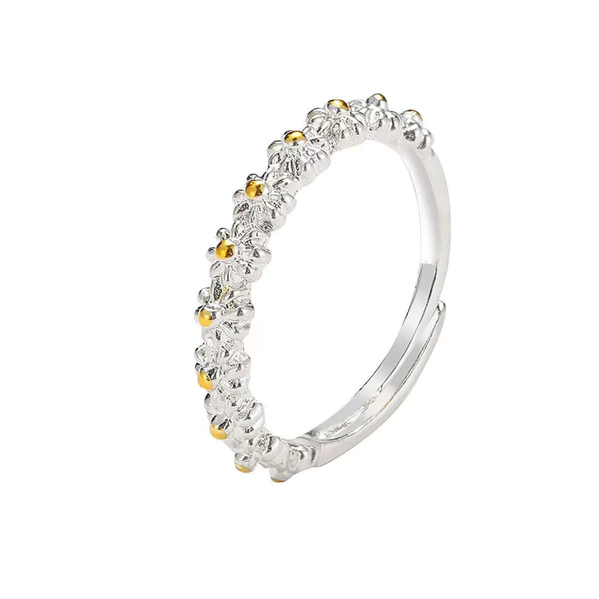 

Daisy Decor Ring, Silver