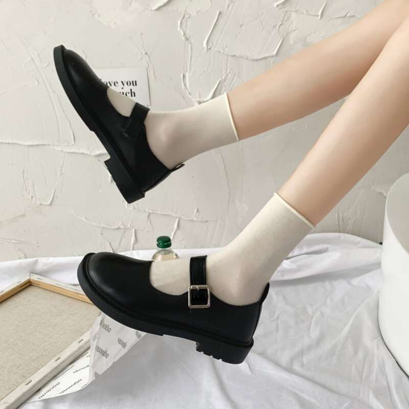 

Minimalist Flat Mary Janes, Black